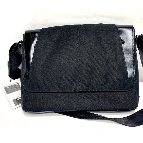 JOSEPH ABBOUD SLIM MESSENGER / LAPTOP BAG *NWT* - Picture 1 of 8